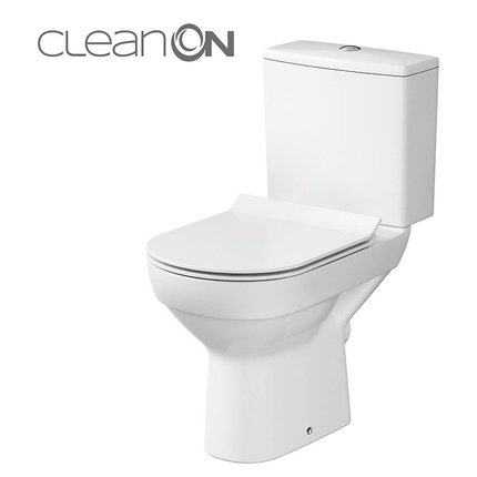 Cersanit CITY NEW WC kombi 67 x 36,5 cm RimFree so sedátkom K35-038