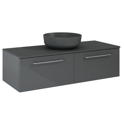 Elita komoda Look Slim 120 2S Anthracite HG, 120x31,8x44,9 cm, RE081204026610