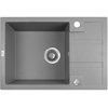 Laveo BARBADOS granitový drez 65 x 44 cm, sivý SBB_513T