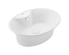 Uptrend – Umývadlo na dosku Tulip 40,5 × 38,5 cm biele lesklé TR4065