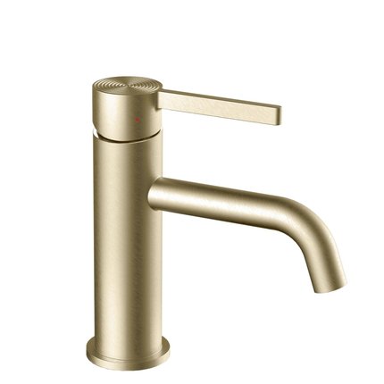 Rea FOSTER umývadlová vodovodná batéria nízka, brúsená zlatá REA-B6444