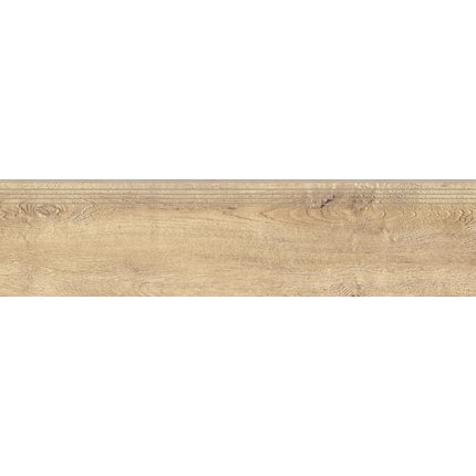 Cerrad Sentimental Wood Beige rektifikovaná schodnica matná 30 x 120 cm