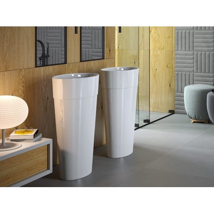 Besco UNIQA MATT voľne stojace umývadlo 46 x 32 cm #UMMB-U-WOW