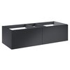 Elita komoda Look Slim 120 2S Black Matt, 120x31,8x44,9 cm RE081204027160