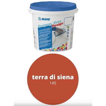 MAPEI KERAPOXY Easy Design EPOXIDOVÁ ŠKÁROVACIA HMOTA 3 kg 145 terra di siena