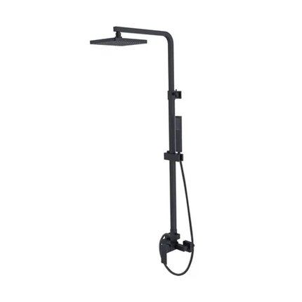 Besco MODERN / VARIUM sprchový set so sprchovou batériou čierny matný BP-MVN-CZ
