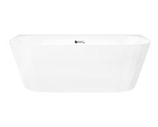 Corsan MONO E-030XL voľne stojaca prístenná akrylátová vaňa 170 x 80 cm so širokým okrajom