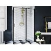 BESCO EXO-C BLACK obdĺžnikový sprchový kút 120 x 90 x 190 cm sklo číre, profil čierny