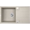 Laveo BARBADOS granitový drez 77 x 44 cm, bež SBB_411T