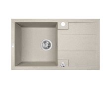 Laveo BARBADOS granitový drez 77 x 44 cm, bež SBB_411T