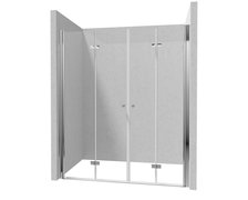 DEANTE KERRIA PLUS Sprchové dvere zalamovacie 80 + 90 x 200 cm sklo číre KTSX042P+KTSX041P