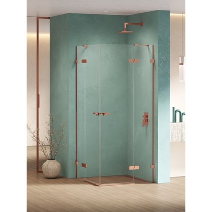 New Trendy EVENTA COPPER SHINE obdĺžnikový sprchový kút 80 x 110 x 200 cm EXK-6433