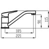 Novaservis METALIA 54 drezová batéria 54096,0