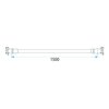 Rea BLACK sprchová hadica 150 cm REA-08028