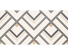 Domino Bonella white dekor lesklý 30,8 x 60,8 cm