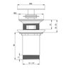 Elita Sunn Kyra 80 3D 1S White HG – Kúpeľňová skrinka s keramickým umývadlom 80x82,1x46,5 cm – RE169195008060