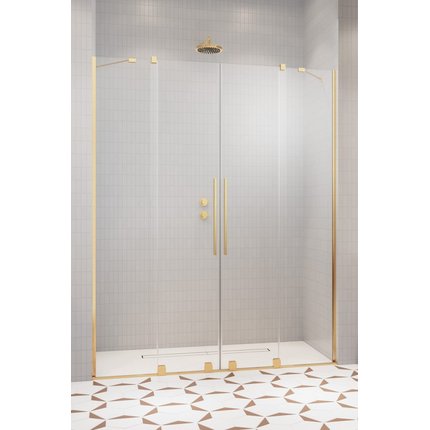 Radaway FURO GOLD DWD sprchové dvere 150 x 200 cm 10108413-09-01+10111367-01-01