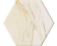 Domino Flare white hex obklad keramický 11 x 12,5 cm