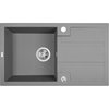 Laveo BARBADOS granitový drez 77 x 44 cm, sivý SBB_511T