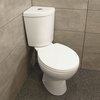 Novoterm Corner Wc kombi rohový  so sedátkom odtok zadný ,splachovanie 3/6l.
