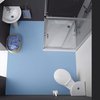 Novoterm Corner Wc kombi rohový  so sedátkom odtok zadný ,splachovanie 3/6l.