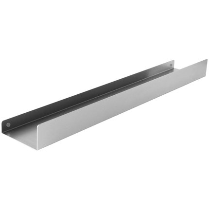 REA SF02 kúpeľňová polička 60 cm, brúsená oceľ, REA-47001
