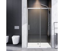 Aquatek ZEUS B2 sprchové dvere 130 x 195 cm, sklo číre, profil chróm