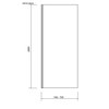 Cersanit CREA sprchový kút 120 x 80 x 200 cm, profil chróm S159-004,S159-009