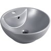 Novoterm keramické umývadlo pultové sivé 46 x 46 cm KR 191 GR