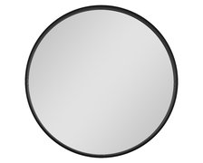 Home OSLO BLACK zrkadlo v hliníkovom ráme 60 cm, čierne