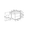Roca TURA Unik Compacto kúpeľňová skrinka s umývadlom 2S 60 x 43 cm A852026559