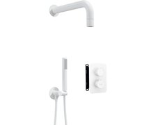 Deante BOX Podomietková sprchový set s termostatickou batériou, bianco BXYZAEBT