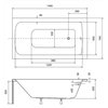 Besco Talia – Obdĺžniková akrylátová vaňa do kúpeľne 140 × 70 cm (WAT-140-PK)