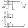 Valvex TUBE podomietková umývadlová batéria, chróm 2454790