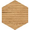 Domino Flare wood hex obklad keramický 11 x 12,5 cm
