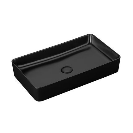 Uptrend Umývadlo na dosku Athena 61,5 x 34,5 cm Matt Black TR41206-U18