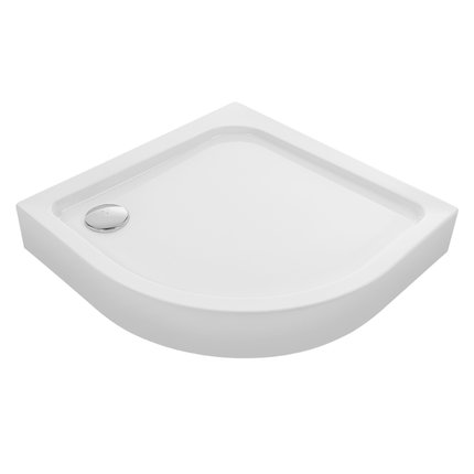 Laveo DESNA štvrťkruhová sprchová vanička 80 x 80 x 16 cm JBD_686Z