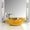 Rea SOFIA GOLD/GOLD G/G keramické umývadlo na dosku 41 x 34,5 cm U9015