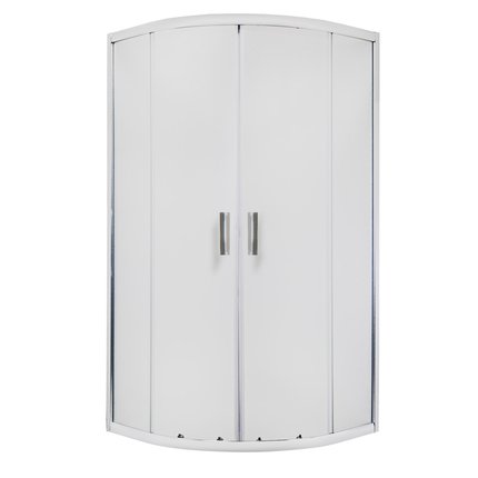 Novoterm MALIBU GL 80 SOLO štvrťkruhový sprchový kút 80 x 80 x 165 cm