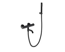 Besco VEO termostatická vaňová batéria čierna matná BW-VST-CZ