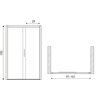 Novoterm SILVES DR 100 sprchové dvere posúvne 100 x 190 cm sklo číre