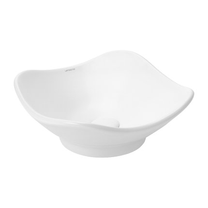 Uptrend – Umývadlo na dosku Violet 38,5 × 38,5 cm biele lesklé TR4153