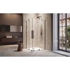 Radaway FURO BLACK KDD štvorcový sprchový kút 120 x 120 x 200 cm 10105120-54-01L+10105120-54-01R