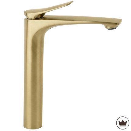 Rea VISION BRUSH GOLD umývadlová vodovodná batéria vysoká B6731