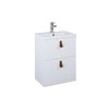 Elita SET KIDO skrinka pod umývadlo 50 cm 2S biela matná, s umývadlom 168091/2x168297