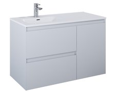 Elita SPLIT skrinka pod umývadlo 100 cm 2S + kôš, stone matt 168149