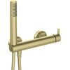 Deante SILIA sprchová vodovodná batéria so sprchovacím setom, brúsené zlato BQS_R41M