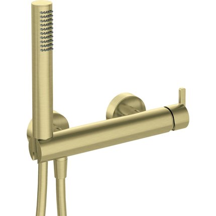 Deante SILIA sprchová vodovodná batéria so sprchovacím setom, brúsené zlato BQS_R41M