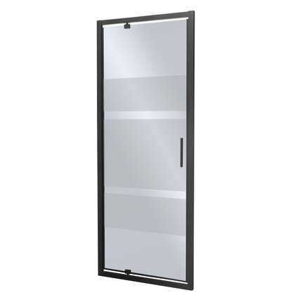 Novoterm TOMAR DR 80 sprchové dvere jednokrídlové 80 x 190 cm sklo grafit