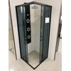 Novoterm Tiara SQ sprchový kút 79 x 79 x 190 cm, sklo grafit